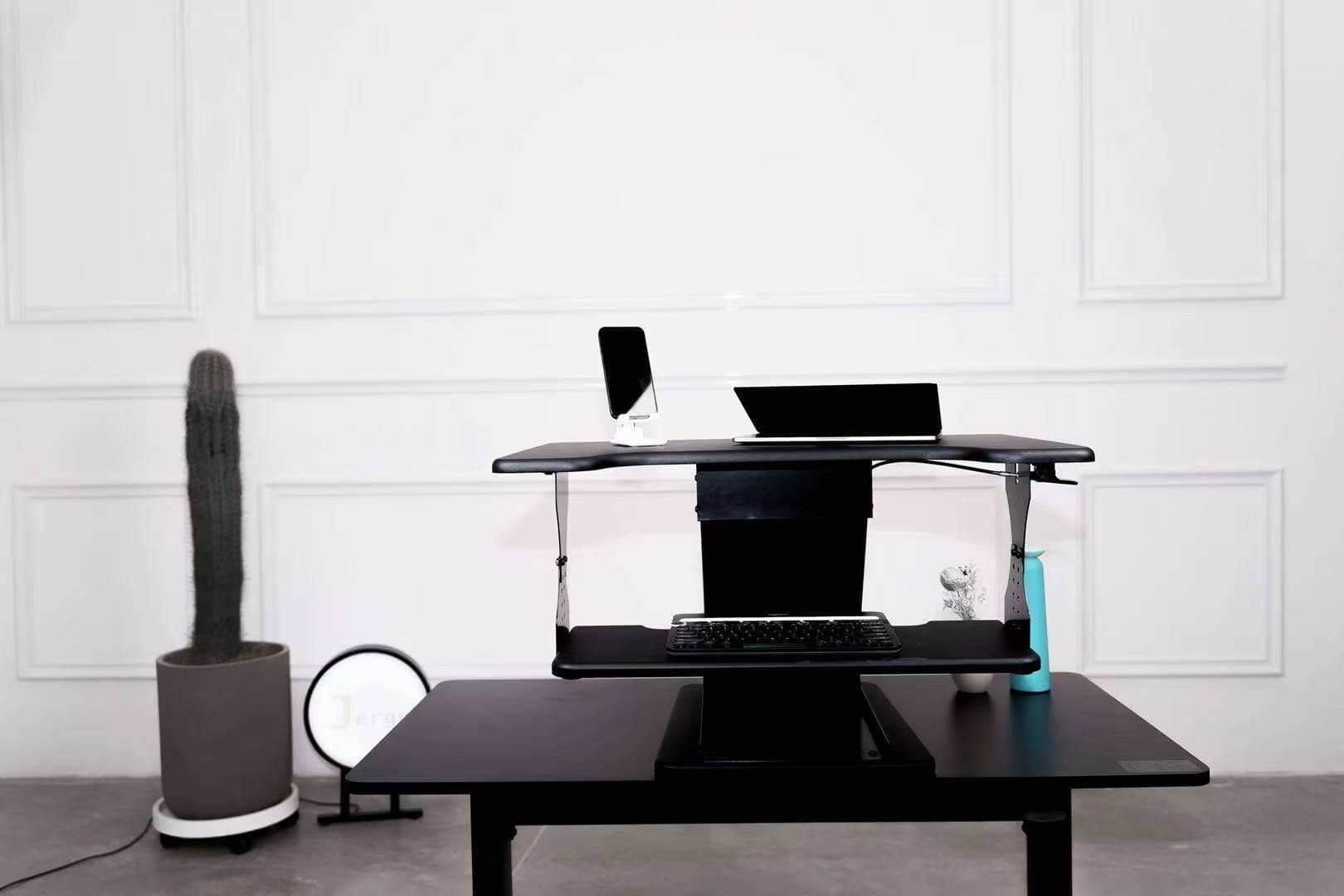 sit stand desk converter